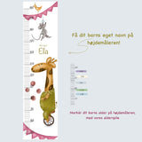 Cirkus Giraf Højdemåler - Lille Plakat
