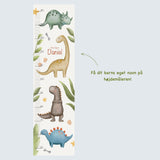 Dinosaur Verden Højdemåler - Lille Plakat