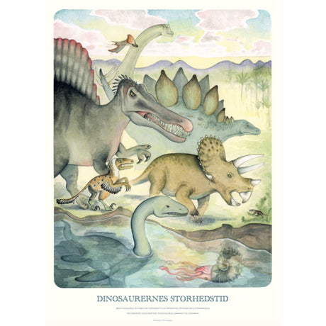 Dinosaurnes Storhedstid - Gorilla Galleri - Plakatglad